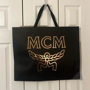 Large MCM shopping bag